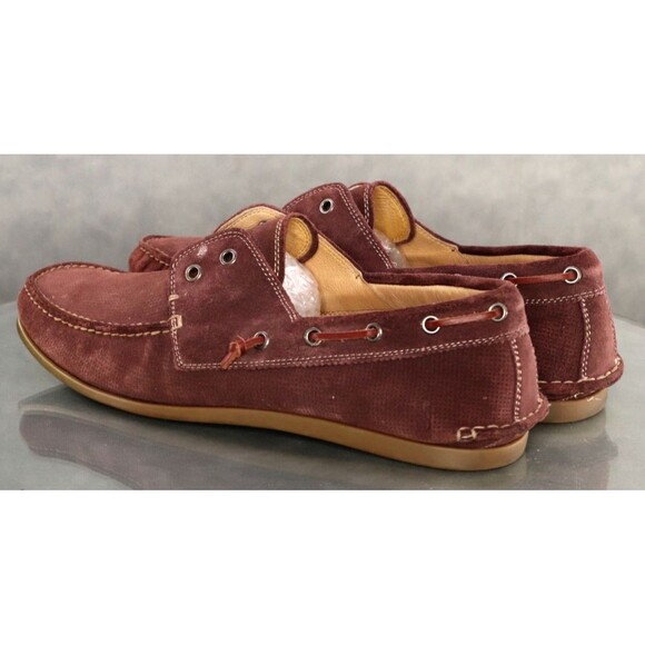 John Varvatos Schooner Men\'s Laceless Boat Shoes Size 12 M Leather Tan main image 11